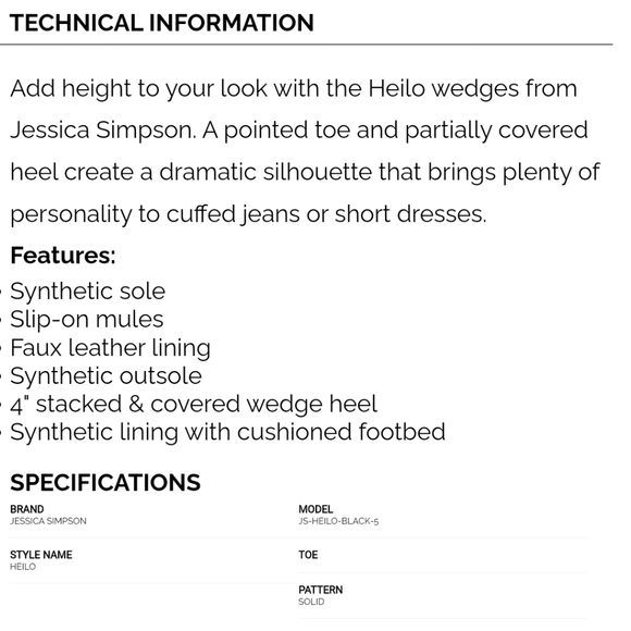 Jessica Simpson Heilo mule - Picture 6 of 6